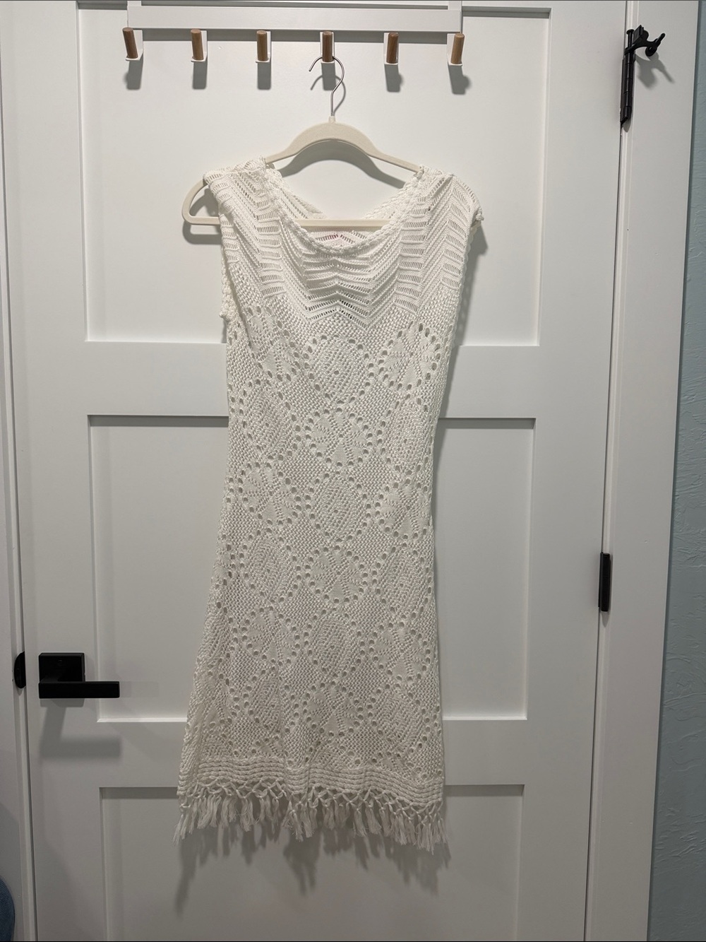 NWT Lilly Pulitzer size small white crocheted dress or cover up